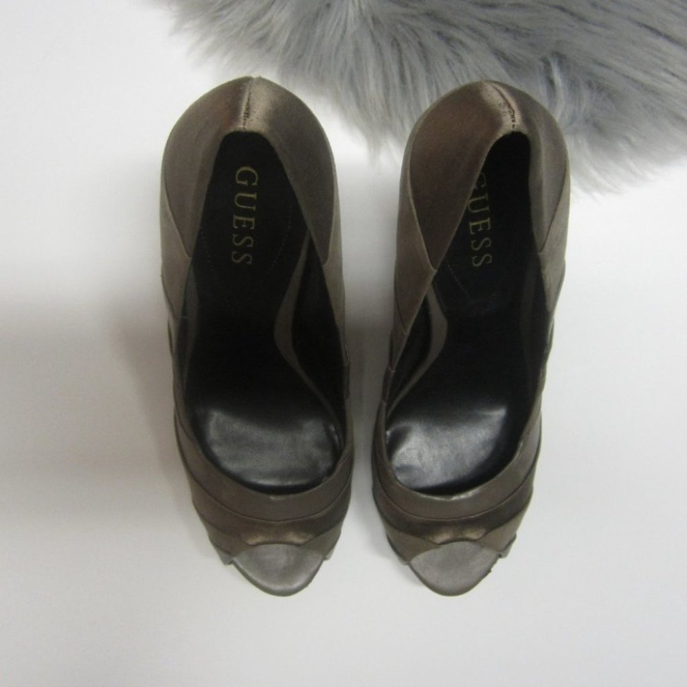 Womens Guess Open Toe Heels size 8 - Picture 3 of 5